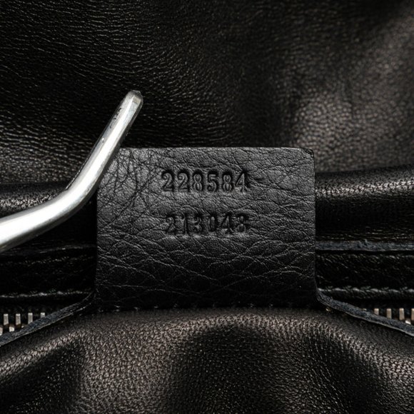 Gucci Iconbit Handbag Shoulder Bag 228584 Black Leather Women's GUCCI - Picture 11 of 12